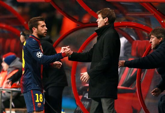 Football. UEFA Europa League. Spartak vs. Barcelona