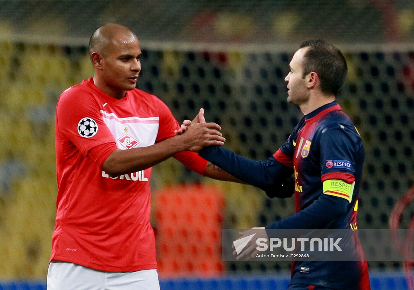 Football. UEFA Europa League. Spartak vs. Barcelona