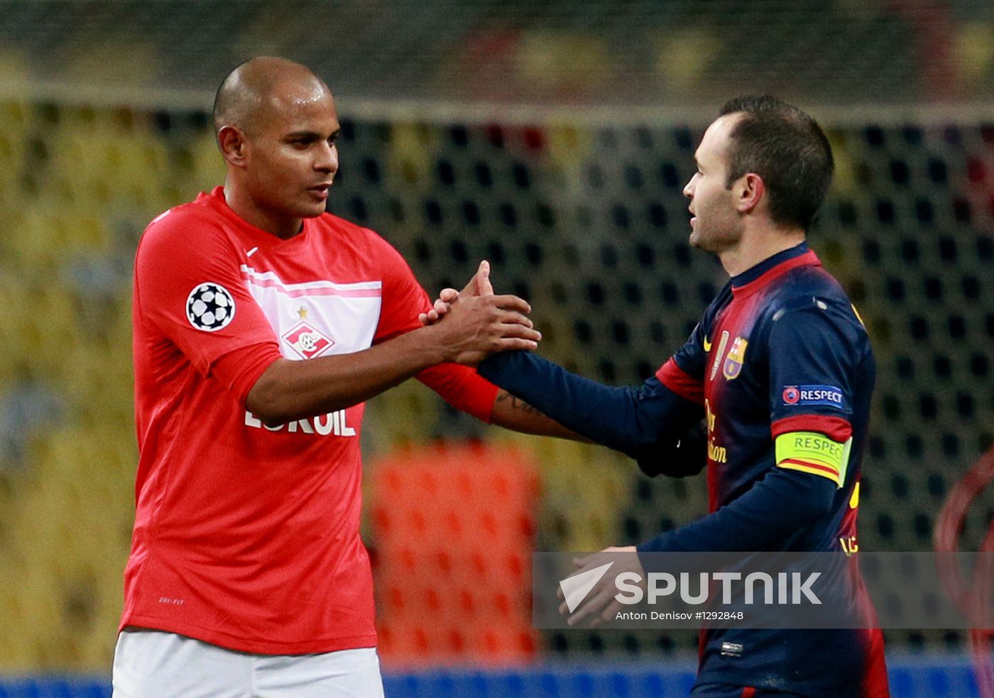 Football. UEFA Europa League. Spartak vs. Barcelona