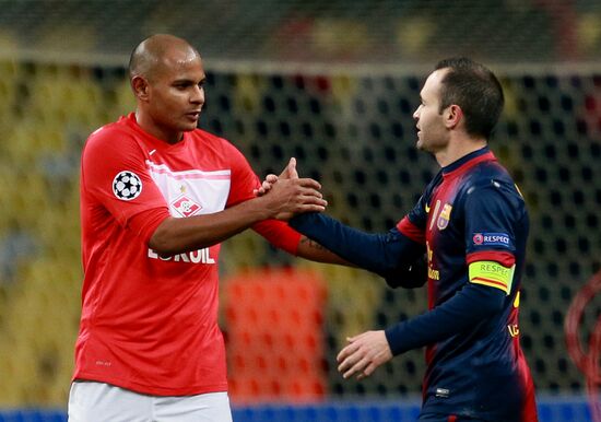 Football. UEFA Europa League. Spartak vs. Barcelona