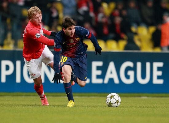 Football. UEFA Europa League. Spartak vs. Barcelona