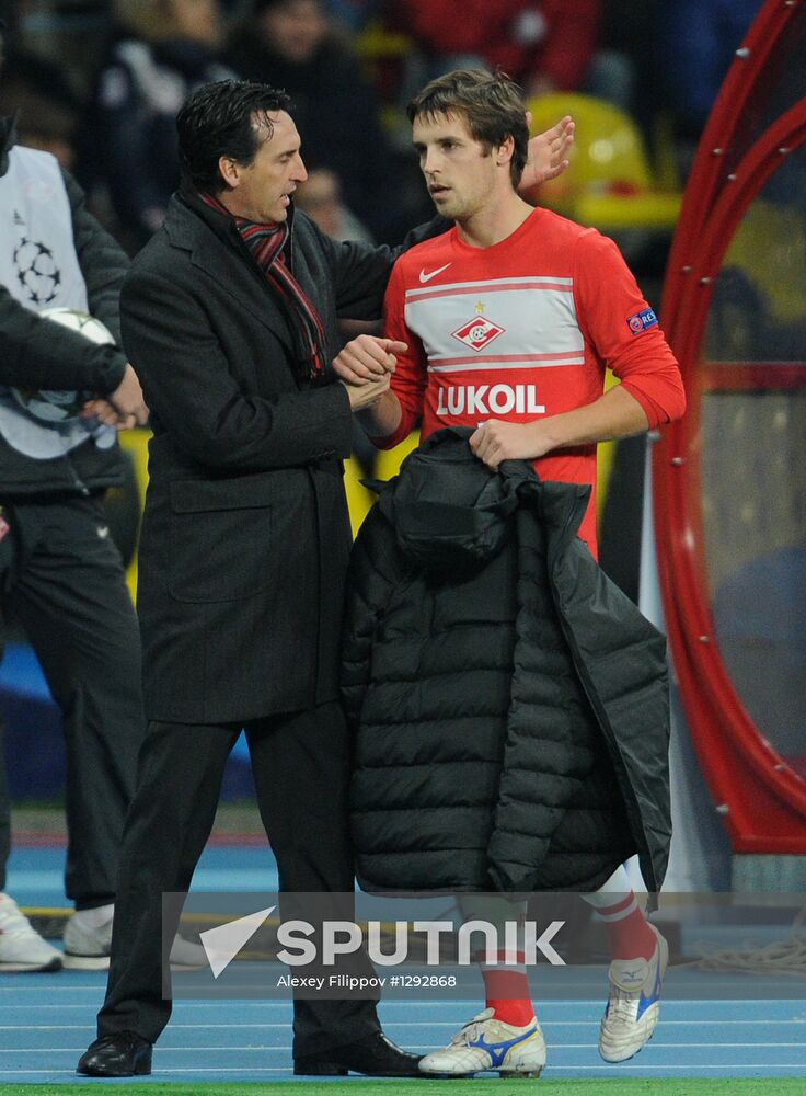 Football. UEFA Europa League. Spartak vs. Barcelona
