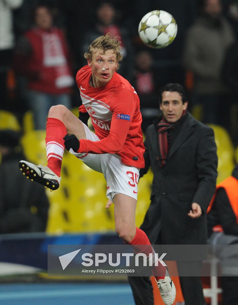 Football. UEFA Europa League. Spartak vs. Barcelona