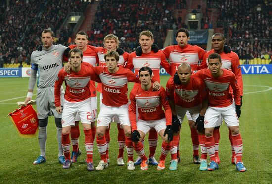 Football. UEFA Europa League. Spartak vs. Barcelona