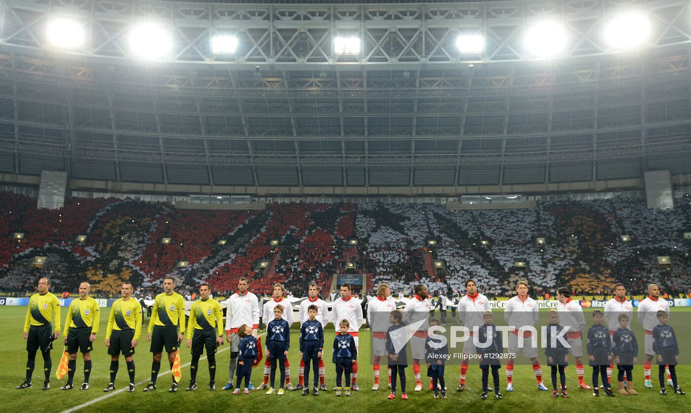 Football. UEFA Europa League. Spartak vs. Barcelona