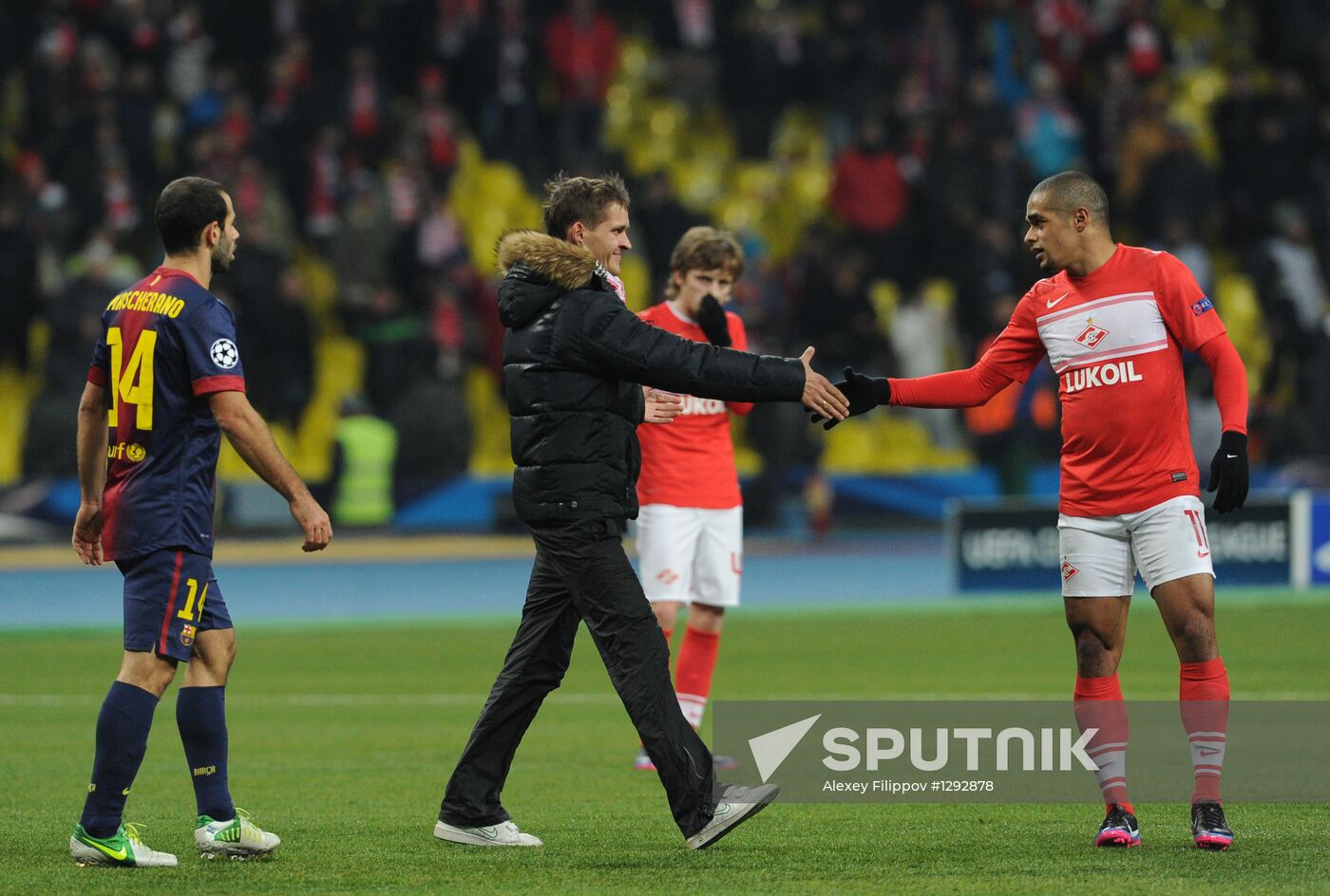 Football. UEFA Europa League. Spartak vs. Barcelona