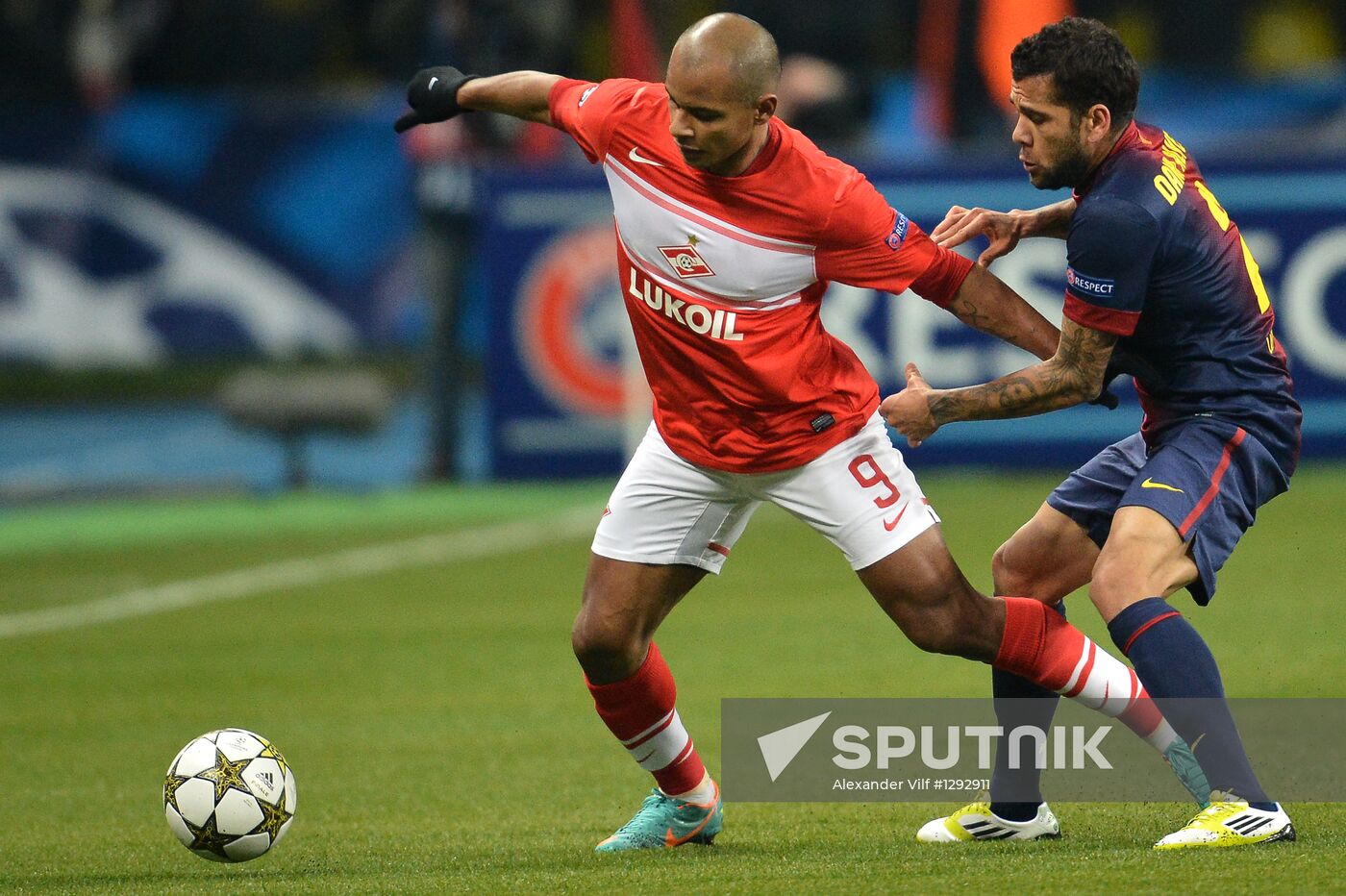 UEFA Champions League Football: Spartak vs. Barcelona