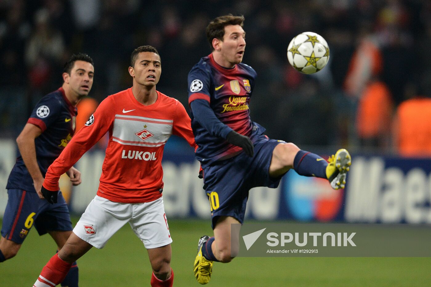 UEFA Champions League Football: Spartak vs. Barcelona