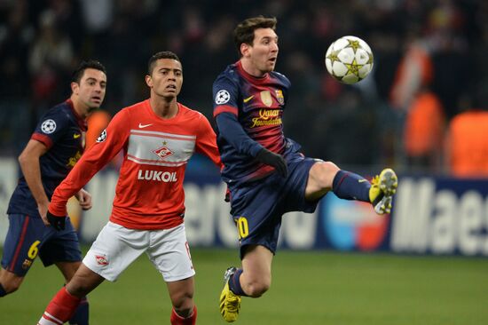 UEFA Champions League Football: Spartak vs. Barcelona