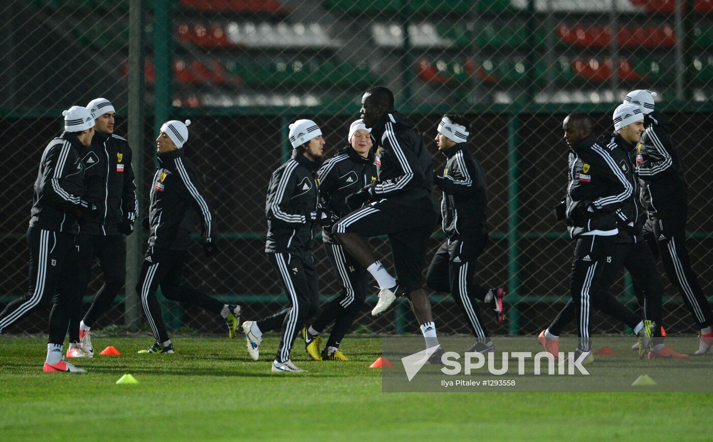 Football. FC Anzhi holds training session