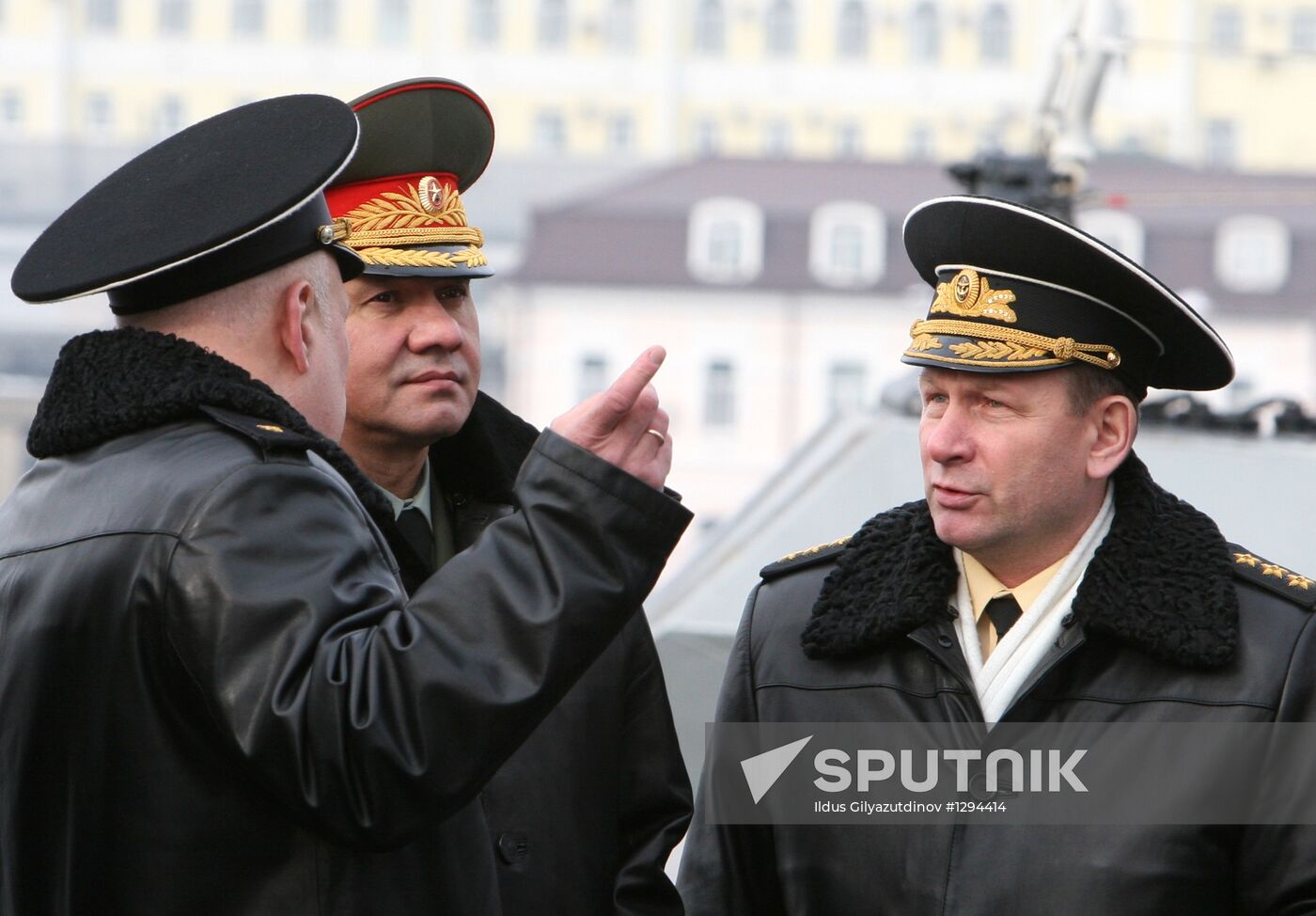 Russian Defense Minister Sergey Shoigu visits Vladivostok