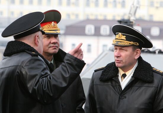 Russian Defense Minister Sergey Shoigu visits Vladivostok