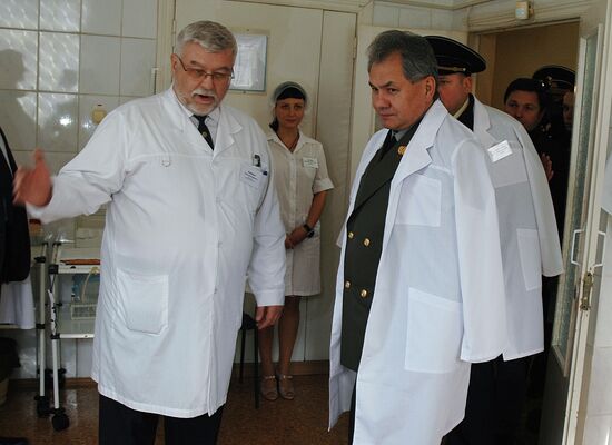 Russian Defense Minister Sergey Shoigu visits Vladivostok