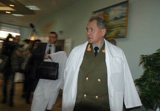 Russian Defense Minister Sergey Shoigu visits Vladivostok