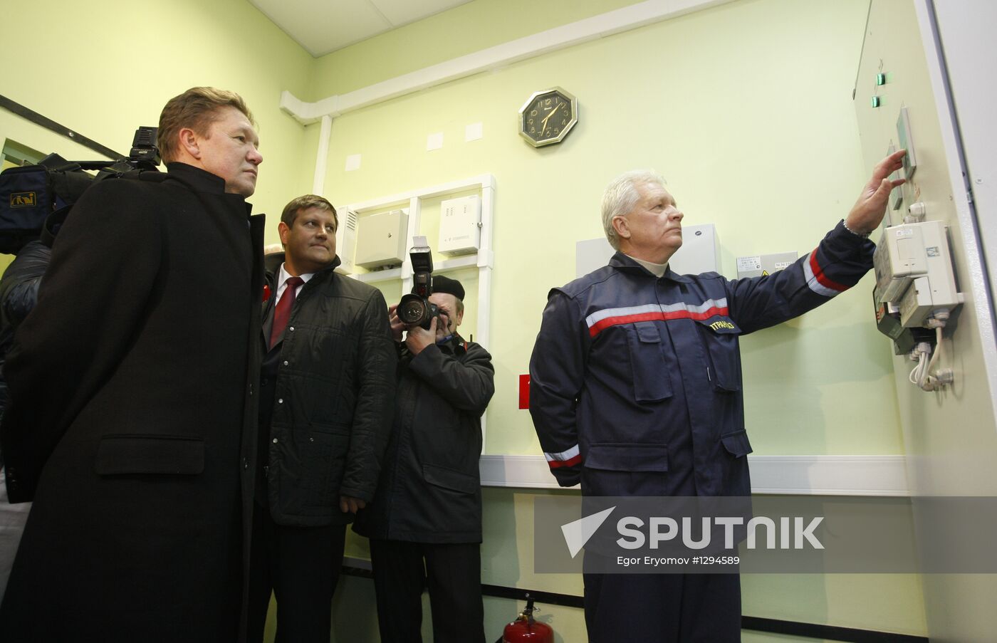 Gazprom's gas distribution station Zapadnaya opened in Belarus