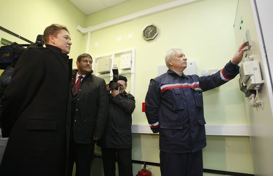 Gazprom's gas distribution station Zapadnaya opened in Belarus