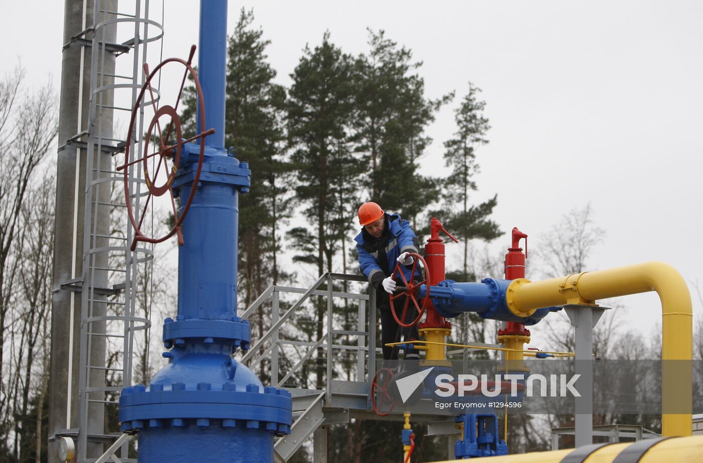Gazprom's gas distribution station Zapadnaya opened in Belarus