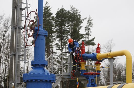 Gazprom's gas distribution station Zapadnaya opened in Belarus