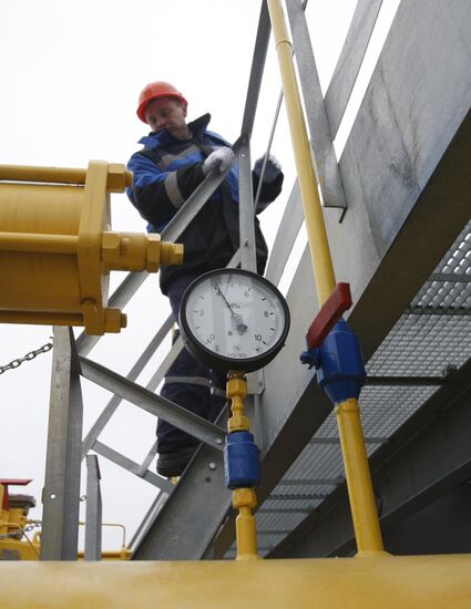 Gazprom's gas distribution station Zapadnaya opened in Belarus