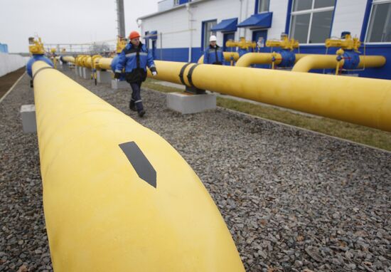 Gazprom's gas distribution station Zapadnaya opened in Belarus