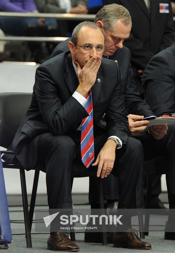 Basketball. Euroleague. CSKA vs. Partizan