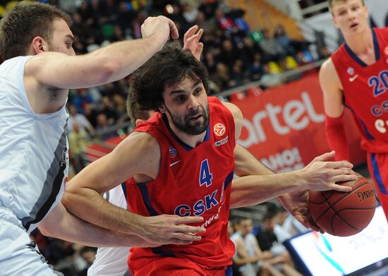Basketball. Euroleague. CSKA vs. Partizan