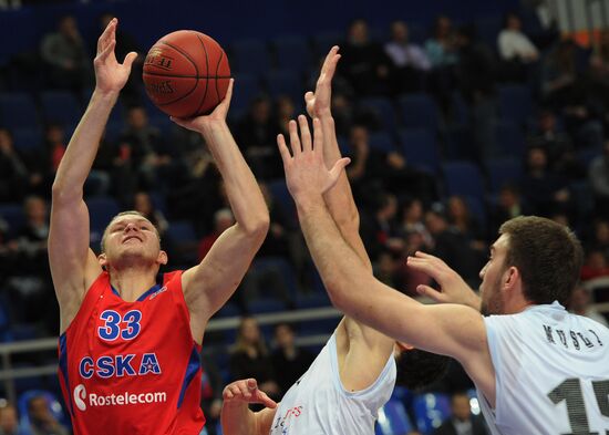 Basketball. Euroleague. CSKA vs. Partizan