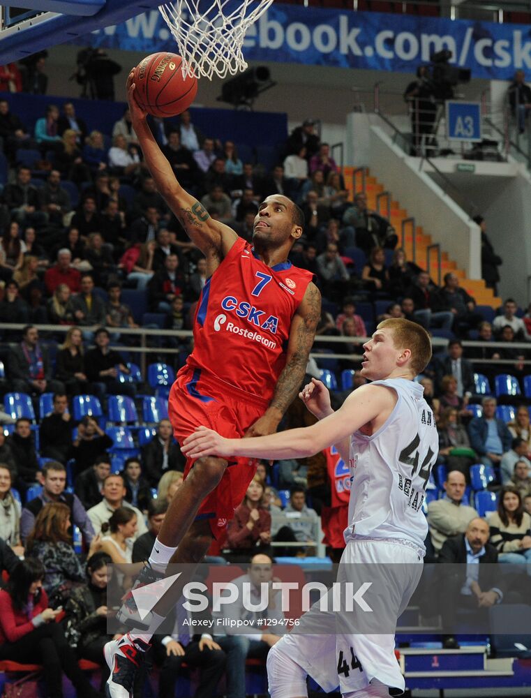 Basketball. Euroleague. CSKA vs. Partizan