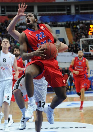 Basketball. Euroleague. CSKA vs. Partizan