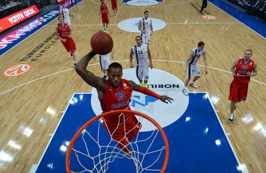 Basketball. Euroleague. CSKA vs. Partizan
