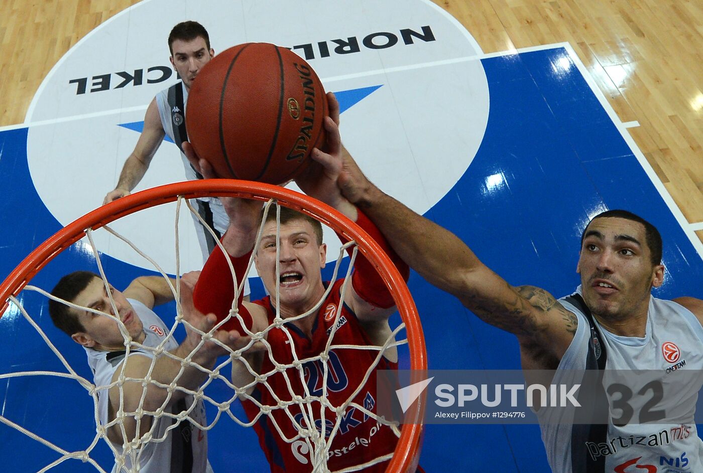 Basketball. Euroleague. CSKA vs. Partizan