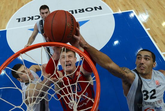 Basketball. Euroleague. CSKA vs. Partizan