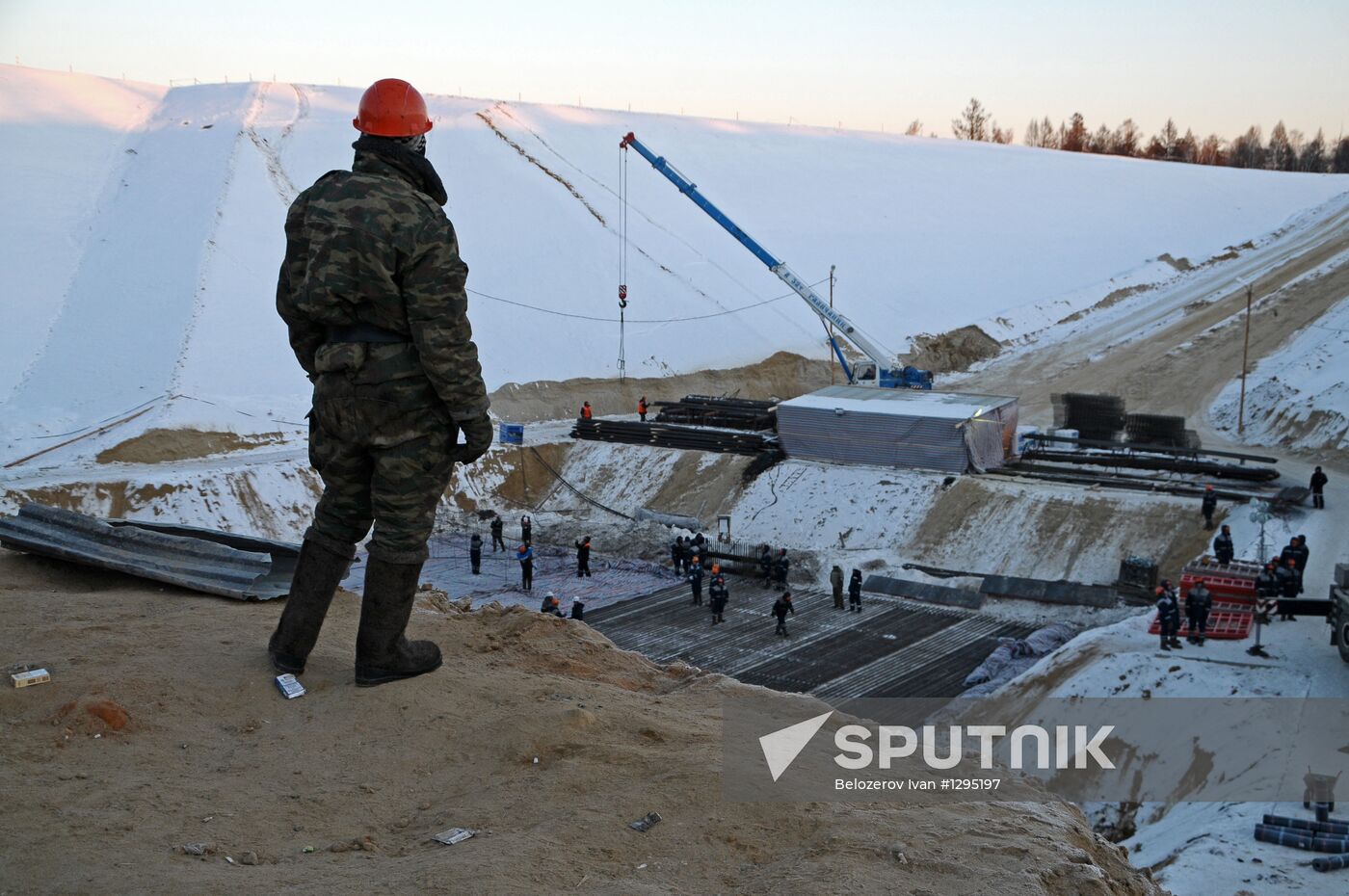 Construction of Vostochny Space Center