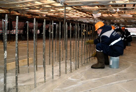 Construction of Vostochny Space Center