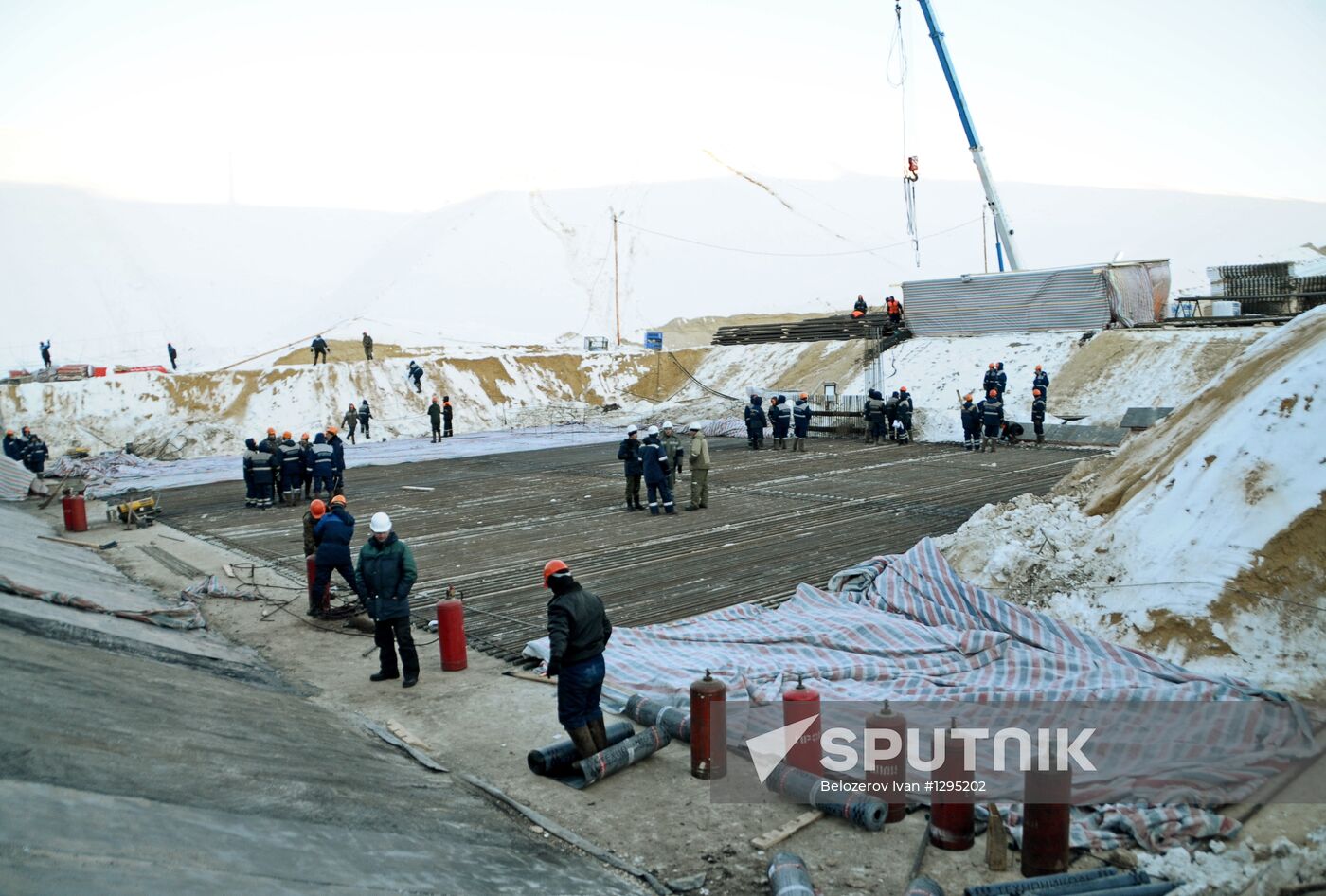 Construction of Vostochny Space Center