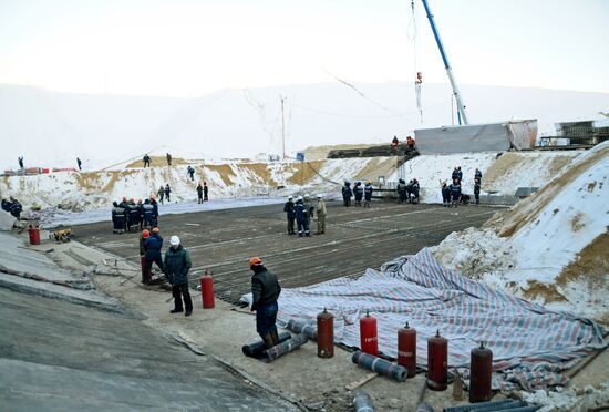 Construction of Vostochny Space Center