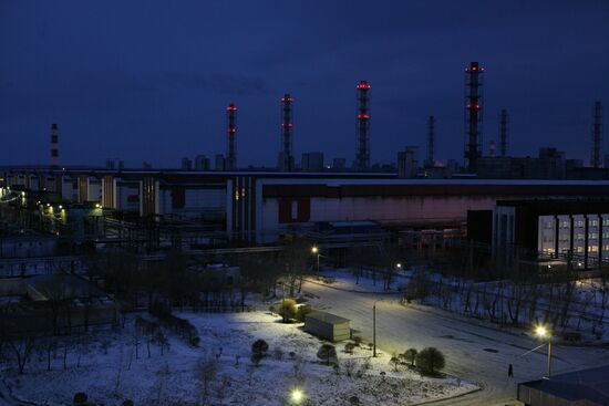 Aluminum production at RUSAL plants