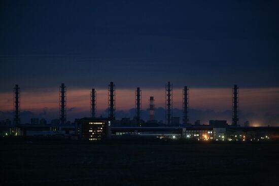 Aluminum production at RUSAL plants