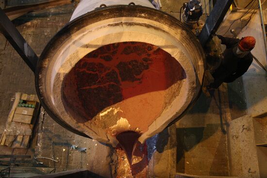 Aluminum production at RUSAL plants