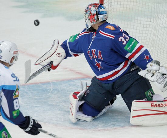 Ice hockey. KHL. SKA vs. Dynamo Minsk