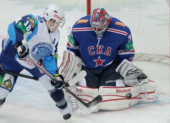 Ice hockey. KHL. SKA vs. Dynamo Minsk