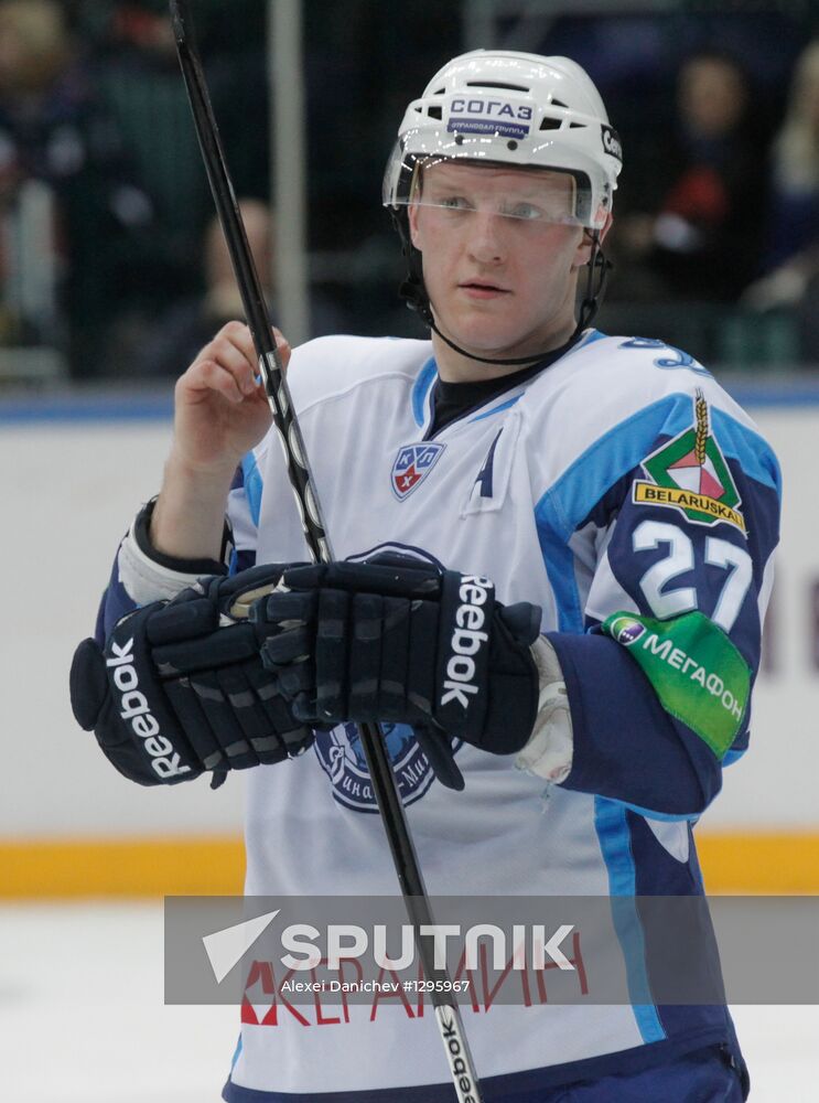 Hockey KHL. SKA vs. Dynamo (Minsk)