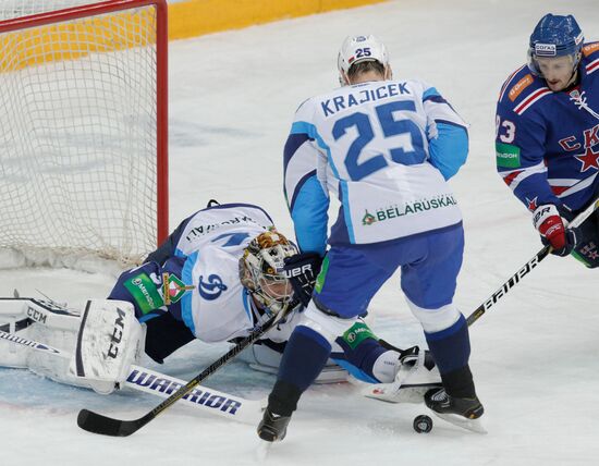 Hockey KHL. SKA - Dynamo (Minsk)