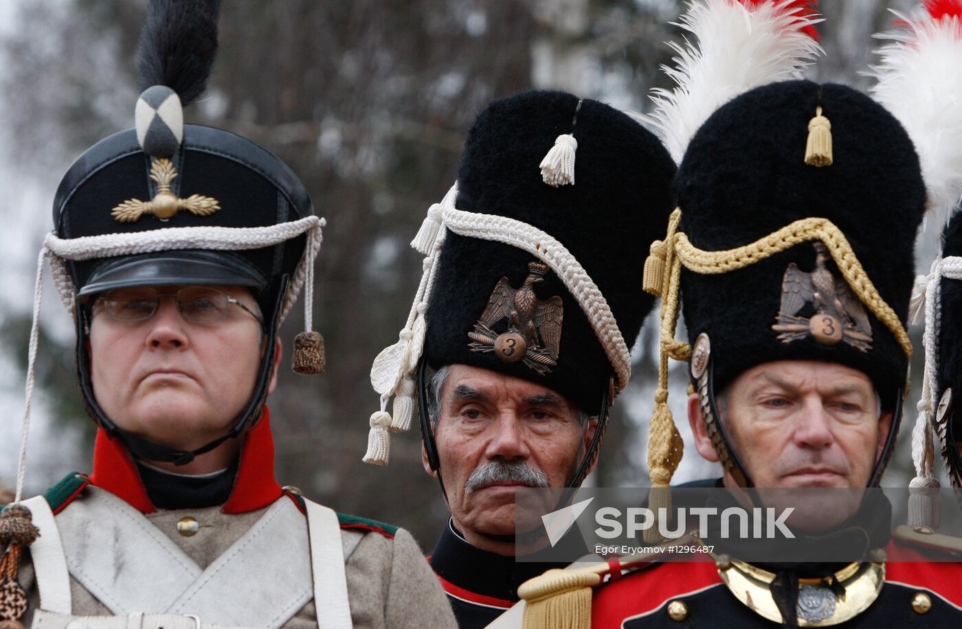 Reenactment of 1812 Battle on Berezina river
