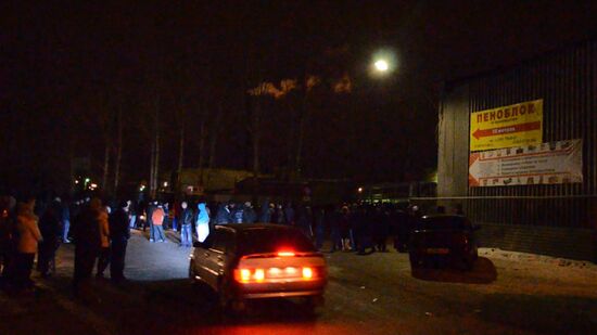 Convicts' protest at Penitentiary #6 in Kopeysk