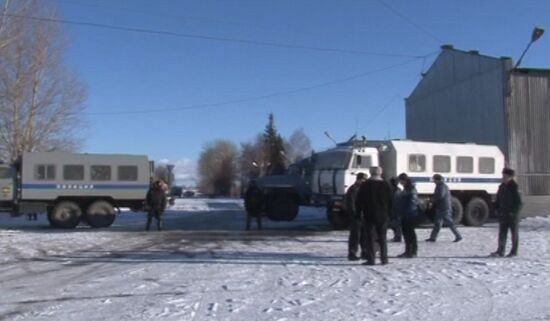Protest action of prisoners of Penitentiary No.6 in Kopeisk