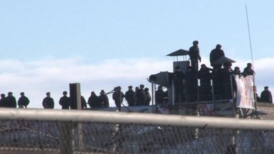 Protest action of prisoners of Penitentiary No.6 in Kopeisk