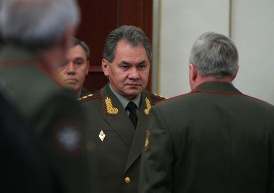 Sergey Shoigu holds meeting of Defense Ministry Board