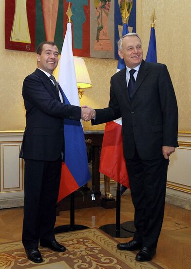 Dmitry Medvedev visits France