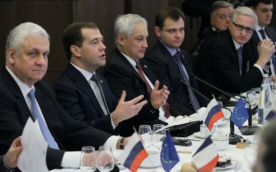 Dmitry Medvedev visits France